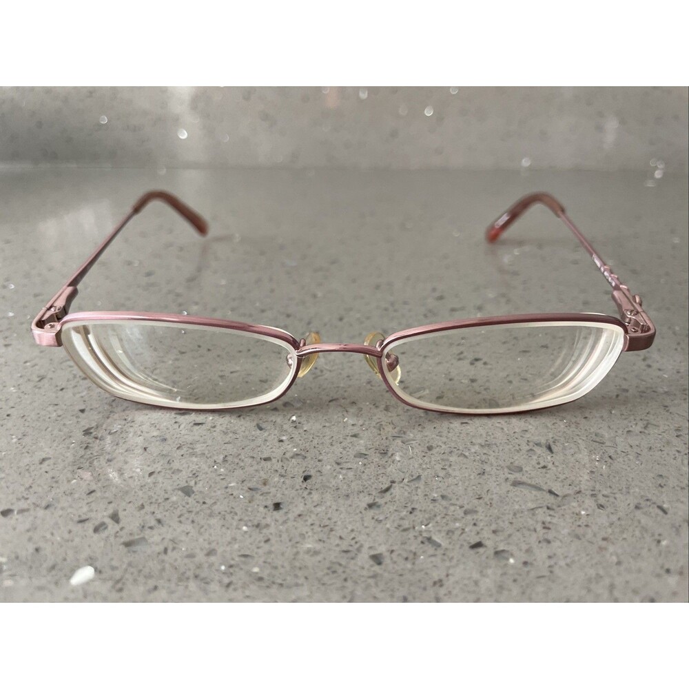 Candie’s C Sandra PK Pink 49-16-130 Metal Eyeglasses Frames ONLY Rectangle
